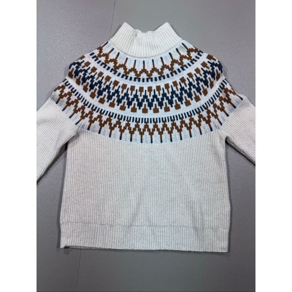J.Crew High Neck‎ Fair Isle Sweater